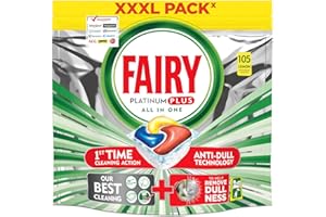 Fairy Platinum Plus All in One 105 capsule per lavastoviglie al limone
