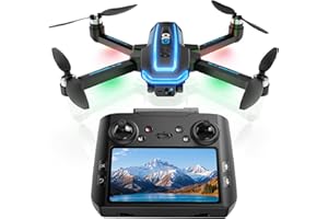 LAKYLAKY G10 Drones with Camera 4k Professional for Adults & Kids, RC Quadcopter with HD Screen on Controller, Brushless Motor, Follow Me Mode, 5G Transmission, GPS Auto Return, Under 249g