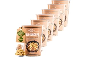 FEELNATURE ...DIE FEINE ART ZU GENIEßEN. FEELNATURE Bulgurcups, das neue vegane Instant-Fertiggericht | 6x Vegetables - Tomate, Champignon & Paprika | Ohne Palmöl, Geschmacksverstärker & künstlichen Aromen | Köstlich orientalisch