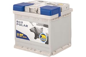 Baren Batteria Auto Flooded L1 50P 12V 50Ah 460A, Batteria per tutti i Veicoli, Made in Italy, Senza Manutenzione, Pronta all'uso, Batteria Alta Affidabilità