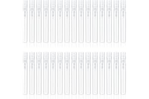 Popuppe 30 Stuck Mini 5ml Fläschchen Sprayflasche Parfumzerstäuber Sprühflasche Leer nachfüllbare Zerstäuber für Reisen,Lotion, Parfüm (M)