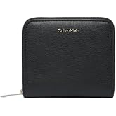 Calvin Klein FOIL LOGO MEDIUM ZIP AROUND Kadın C&uuml;zdan Black/Toasted Coconut Tek Beden