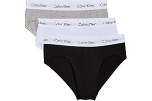 Calvin Klein Raffreddamento Cotone Stretch 3 Pack Breve, Nero/Bianco/Grigio