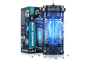 LOVE BEGANS Lampe Anti Moustique 20W UV Anti Insectes Volants Intérieur et Extérieure, 2 en 1 Électrique Anti Moustique, Tueur D'Insectes Raquette Anti Moustique Electrique, pour Camping Intérieur Extérieur