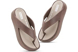DOCTOR HEALTH SUPER SOFT Women’s Orthopedic Soft Platform Slippers | Ultra-Cushioned Shock Absorbing Footbed…