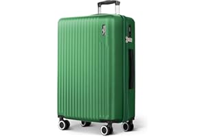 LUGG 28inch Vacay Suitcase ABS Luggage with TSA Indent Lock, Aluminium Trolley Handle, 360° Spinner Wheels, Water-Resistant & Durable Material - Airline Compatible (75 x 30 x 49cm)
