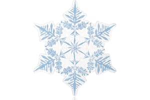 devembr Snowboard Stomp Pad, 3D Clear Snowflake Snowboarding Stomp Pads, PVC Material