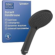 Duravit Douches - Douchekop, 3 jets, MinusFlow, geborsteld brons
