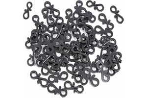 QISF 30 Pcs Gutter Hooks | Christmas Light Clips | Mini S Clips Hangers | Outdoor String Lights Hanging Clips Hooks | Durable Weatherproof | for Xmas Icicle Fairy String Lights Decoration