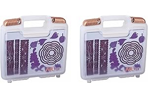 ArtBin Magnetic Die Storage Case - Clear Storage Container, 6978AB (Pack of 2)