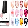 Makartt 15ml Clear Blooming Gel Nail Polish - Soak Off UV LED Blossom Gel Nail Polish for Nail Decoration, Nail Painting Blooming Gel Polish,Blooming Effect Nail Gel DIY Salon Use