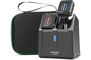 SUNYIN Ghz mikroghz mini chitarre, batterie di ricarica portatili, radio radio, 4 valvole utensili, chitarre elettriche, piccoli dispositivi per sistema wireless (fibra di carbonio)