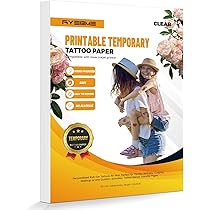 CARGEN Lot De 5 Feuilles De Papier De Transfert De Tatouage Pour