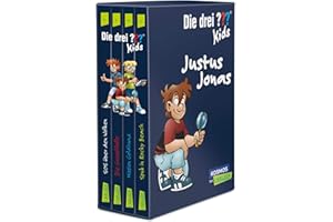 Die drei ??? Kids: 4 Bände im Schuber (SOS über den Wolken, Spuk in Rocky Beach, Die Gruselfalle, Mission Goldhund)
