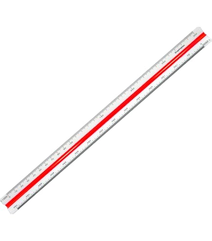 Règle D'architecte Triangle à échelle De 30cm Échelle: 1:20 1:25 1:50 1