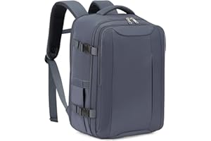 Xkdoai Zaino 45x36x20 per Easyjet, Bagaglio a Mano Dimensioni adatte Borse Cabina Valigia Zaini Casual Unisex Borsone da Viaggio Impermeabile Casual Daypack per Scuola Trekking Lavoro