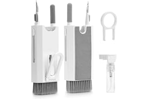 FINEASY Tastatur Reinigungsset 8 in 1 Multifunction für Airpods Cleaner,Handy PC Laptop Keyboard Cleaning Kit,Kopfhörer Sauber Machen Set,Elektronik Putzset für iPhone Tablet MacBook Computer