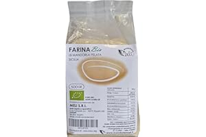 MANDORLE MELI Farina di Mandorle BIO - Fonte di Vitamine e Fibre - Ottima per Preparazione di Dolci e Senza Glutine (Pelata Siciliana, 500g)