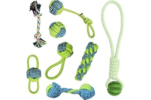 poraceous 8 stycken hundleksaker repset, interaktiv tuggleksak
