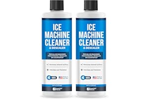 Essential Values Ice Machine Cleaner and Sanitiser - Ice Maker Cleaner - Nickel Safe Descaling Liquid - Compatible with All Major Brands - 946ml (32 fl oz) - 8 Uses
