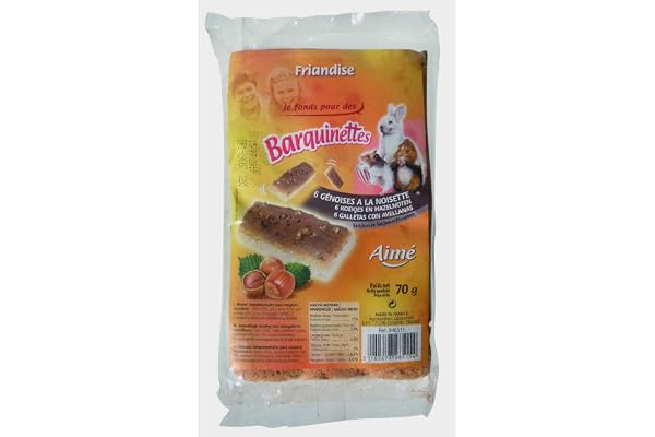 Aime Friandise à la Noisette pour Lapins/Rongeurs 6 Portions 70 g