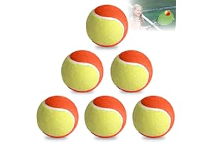 GBKDQQ 6 Palline da Tennis: Palla da Tennis per Principianti, Allenamento per Bambini, Colore Arancione, Giochi Sportivi per Animali Domestici