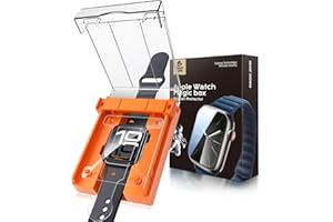 MAGIC JOHN 2 sztuki folii ochronnej do zegarka Apple Watch S10 46 mm, [Automatic Align Tech] samoregenerująca się elastyczna folia na wyświetlacz, miękki TPU, HD przezroczysta, bez pęcherzyków