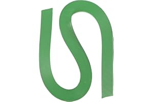 PATIKIL Quilling Strips Paper 120pcs 3/16"(5mm) 54cm Origami Paper Quilling Strip for Art DIY Hand Craft Christmas Lawn Green