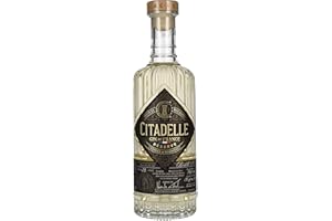 CITADELLE Gin - Reserve - Distilled Gin - Vielli en fût de chêne - Origine : France/Poitou-Charentes - Notes de Citrons & d'épices - A servir pur ou en cocktail - 45,2 % Alcool - 70 cl