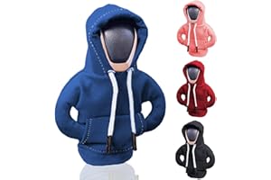 LIPENS Gear Stick Hoodie, Funny Car Accessories Hoodie Gear Stick Cover, Car Interior Gearstick Hoodie, Dress Your Knob up with Hoodie Car Gear Shift Cover, Novelty Car Gear Knob Hoodie Decoration (Blue)