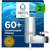 Brita Lavabo i&ccedil;in Su Filtresi, Musluk Suyu i&ccedil;in Musluk Montajlı Su Filtrasyon Sistemi, Kurşun% 99'unu Azaltır, Krom