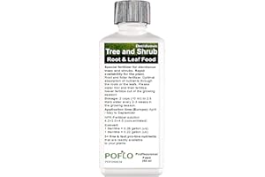 POFLO Tree and Shrub Liquid Fertilizer HighTech NPK, Root Soil Foliar Plant Food (250ml)