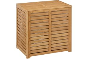 Five - SICELA Double Bamboo Laundry Basket H 58 cm