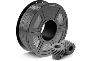 JAYO Filamento ABS 1.75mm, Fácil Filamento ABS para Impresora 3D con Impresión a Baja Temperatura, No Requiere Carcasa, Fuerte Filamento ABS Diámetro Precisión +/- 0.02mm, 1KG (2.2LB) Bobina, Gris