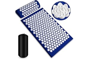 ARDORMAN Wellness Therapy Acupressure Set, Include Acupuncture Mat And Pillow, Help Release Back/Neck Muscle Pain And Tension