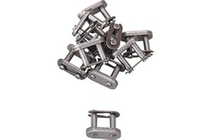 CNBTR Titanium 06B Heavy Duty Roller Chain Connecting Links 0.52x0.24Inch Pack of 10