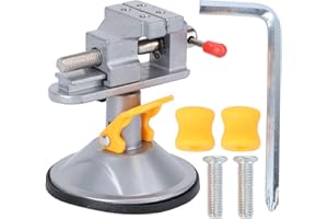 VILLCASE 360degré Mini Étau à Ventouse Pour Sculpture Pince De Maintien Pour De Maquettisme Et Fixation Pour Noix Olives Et Petits Objets