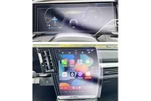 GAFAT [4 Pezzi] Compatibile con Renault Austral E-Tech Hybrid/Espace 6/Rafale 2023-2024 2025 12" Pellicola Protettiva per Navigazione, 12" OpenR + 12,3" Cockpit Nano Pellicola Display, 6H Antigraffio