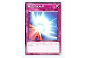 YU-GI-OH! YGLD-DEA37 Spiegelkraft 1. Auflage im Set mit original Gwindi Kartenschutzhülle
