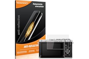 SWIDO Schutzfolie für Olympus PEN E-P7 [2 Stück] Anti-Reflex MATT Entspiegelnd, Hoher Härtegrad, Schutz vor Kratzer/Folie, Displayschutz, Displayschutzfolie, Panzerglas-Folie