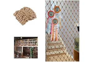 GUOE-YKGM SCHUTZNETZ Sicherheitsnetz für Kinder, Hanf-Schutznetz Kinder Herbst Sicherheitsnetz Hanfseilnetz Isolation Netz Indoor-Outdoor-Kletterschaukel Schaukel Zaun Balkon Dach Restaurant Bar Decke (Size : 2x3m)