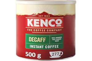 Kenco Decaf Instant Coffee Tin - 1 x 500g