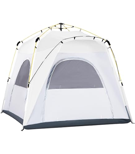 Rocktrail Camping Tent 4.1 Dark Interior Good Air Circulation Grey Sports & Outdoors