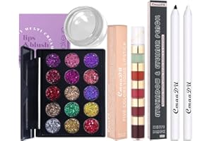 RoseFlower Trousse di Trucchi Set, Trucchi Donna Offerta Per Make Up Tavolozza Trucco Kit con Fard e Ombretti di Palette Professionali Completo Cosmetics da viaggio Per Donna & Bambina