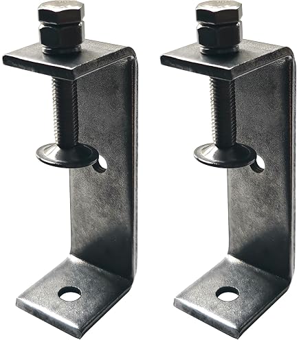 Ponezg C-klem 90-125 Mm – Set Van 2 – Roestvrij Staal – Klemschroef Voor Tafel & Staalprofiel