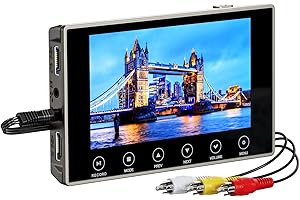 DigitPro VHS to Digital Converter 3.0, 5" Large Screen Video to Digital Converter, 4K HD Convert VCR HI8 8MM Tapes VHS Player DVD Camcorder Mini DV Cassette Tape Analog to Digital