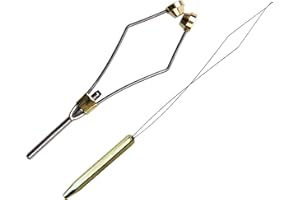 SHADDOCK Fly Fishing Tying Tool Kit Including with Bobbin Finisher Scissors Hackle Hair Stacker Fly Fishing Tying Tools Set