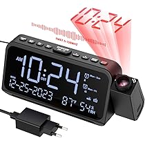 Radiosveglia Digitale FM/AM Con Doppia Sveglia - Display LED, Snooze E Backup Batterie - Foto 5