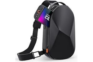 ZOZOVR COOWPS Shoulder Bag for Nintendo Switch 2 (2025) / Switch OLED / Steam Deck, Spacious, Stylish Bag with EVA Hard Shell, Reinforced Lining Edge, All-Round Protected Travel Bag for Switch 2 Accessories