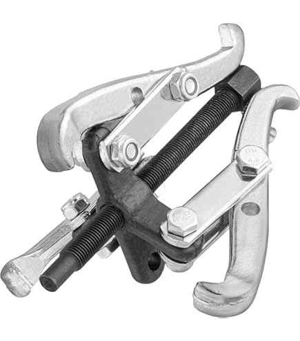 Trekker gereedschap lagertrekker lagertrekker set 3-delig 75, 100, 150 mm kogellager trekker binnen buiten, verchroomd (1